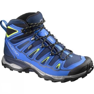 Botas Salomon X Ultra Mid 2 GTX Hombre - Azules - Chile WVR639157